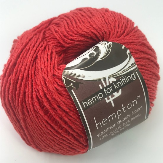 Hemp and Cotton Blend - Hempton - Coral image 0